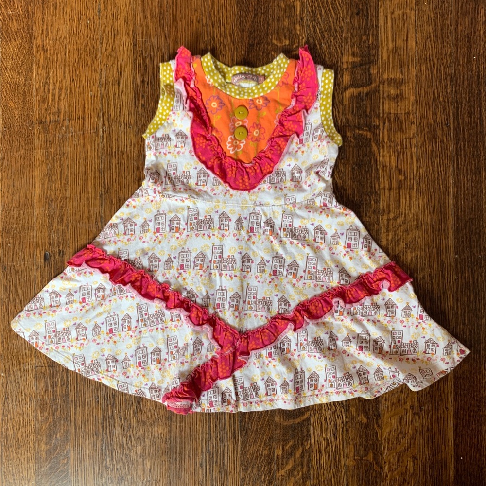 Jelly the Pug 3T Boutique Dress Girls